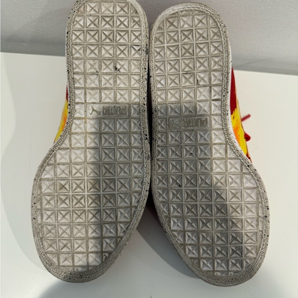 PUMA Patrol X Suede Lace Up  Youth Boys Red Sneakers Casual Shoes - Picture 6 of 8